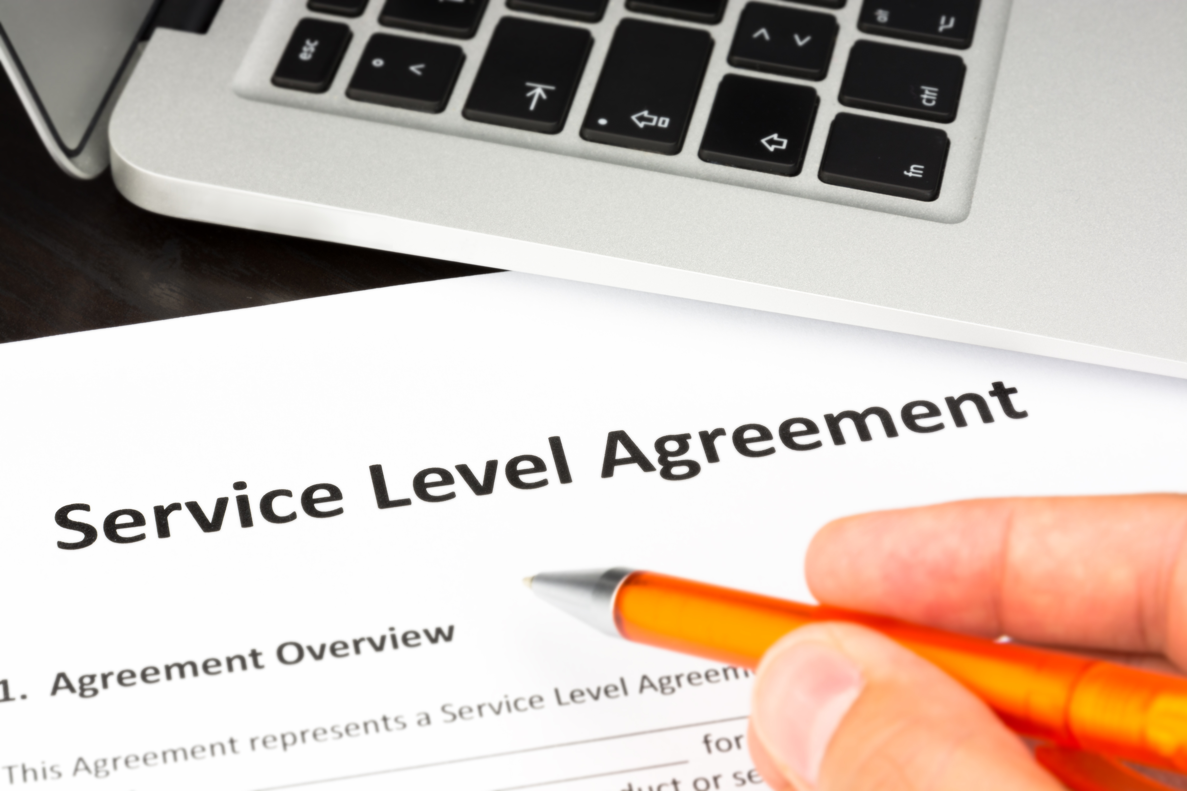 Service level agreement and vendor management